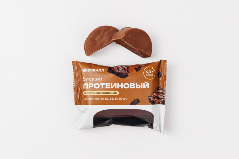 Бисквит протеиновый "Брауни шоколадный"